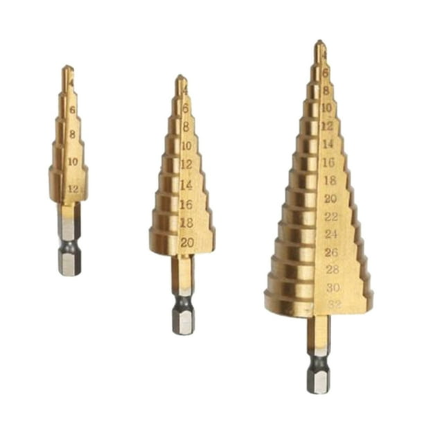 Homyl HSS Step Cone Drill Titanium Homyl HSS Step Cone Drill Titanium